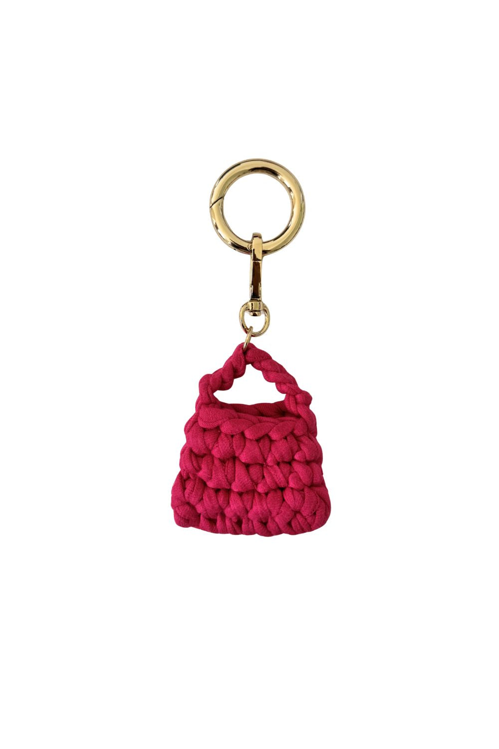 Mini Elisa bag charm - Fucsia