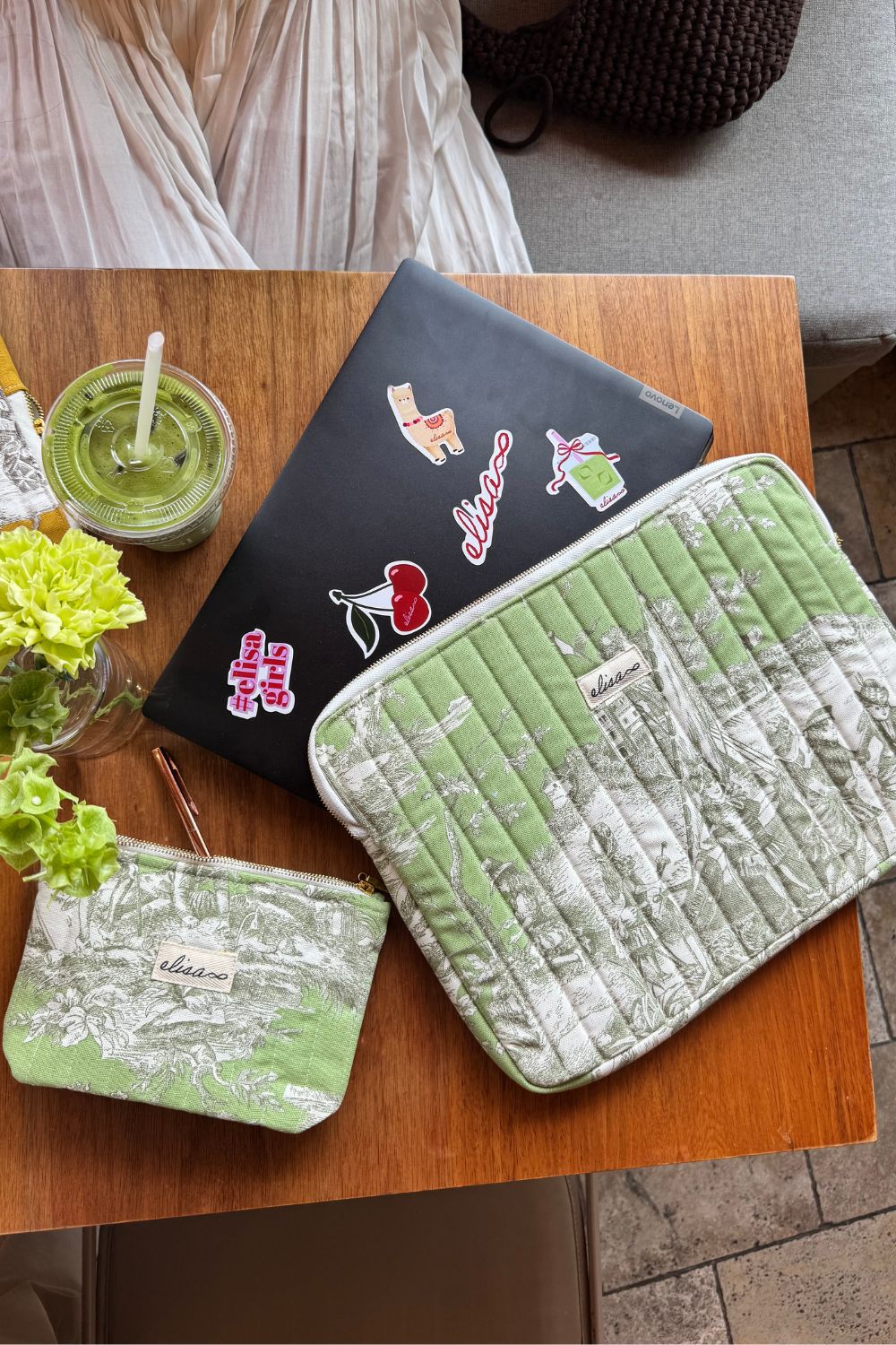 Elisa Porta Laptop - Verde