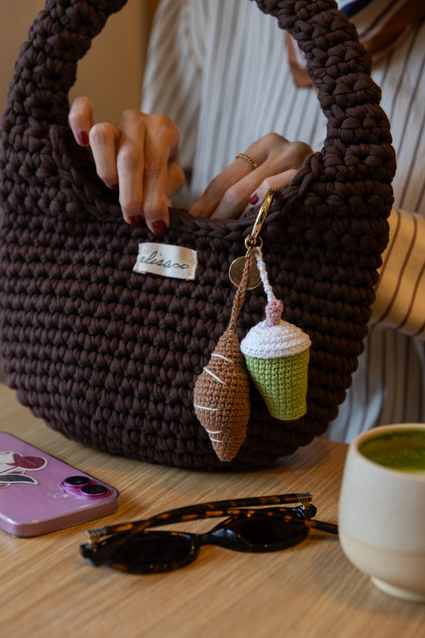 Charm Matcha + croissant