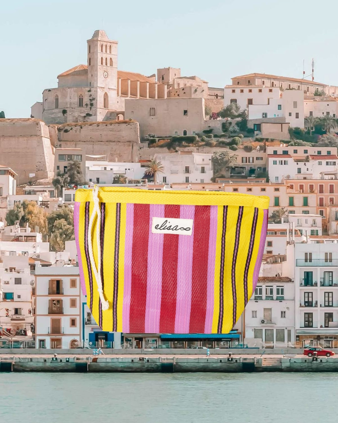 Ibiza neceser - Rayas Amarillo