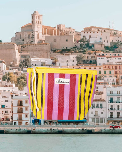 Ibiza neceser - Rayas Amarillo