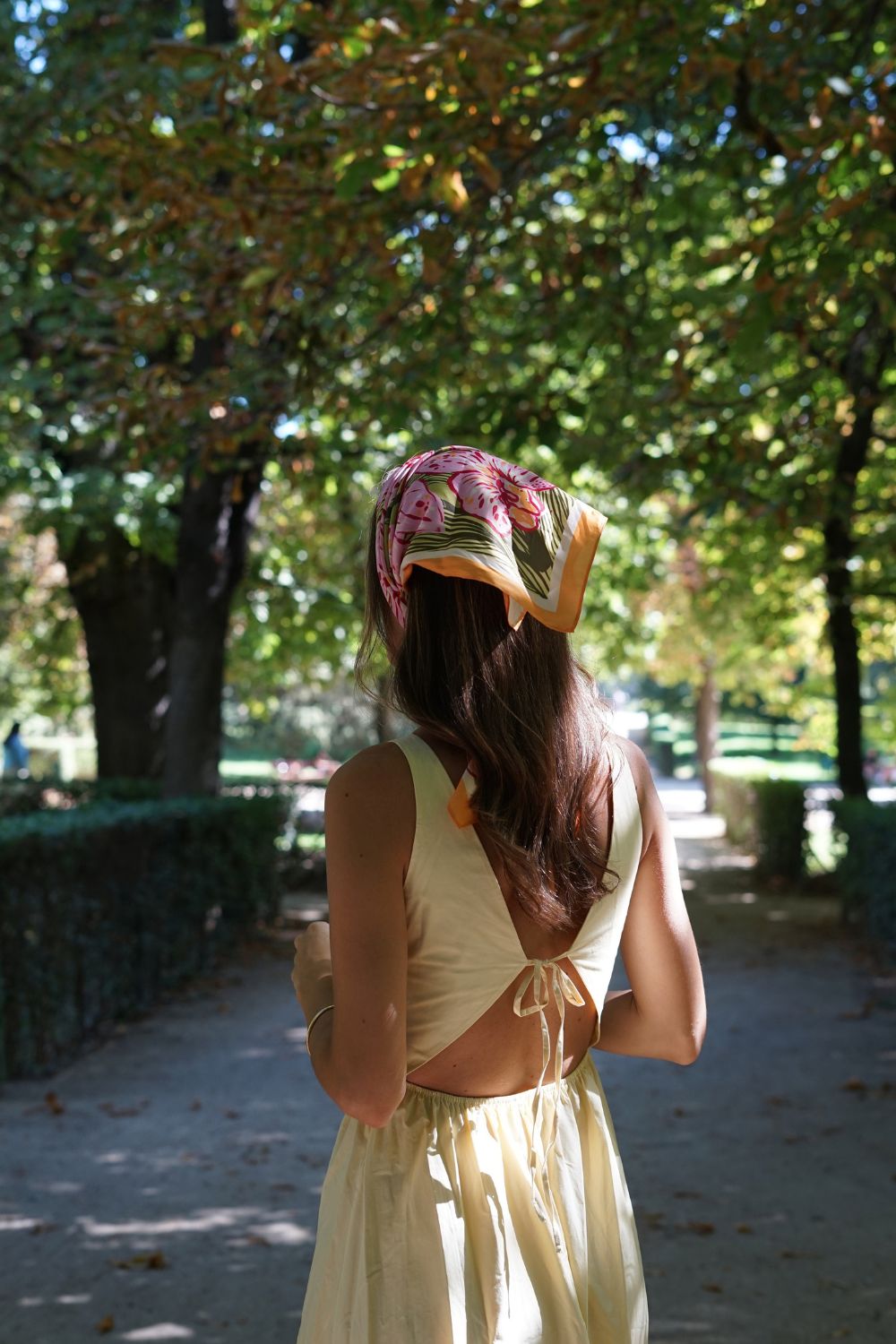 Pañuelo Elisa flower girl - amarillo