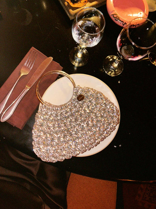 Martina bag - silver special