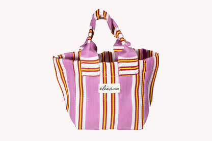 Ibiza Bag small - Rayas Morado