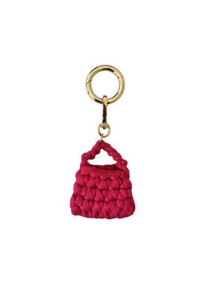 Mini Elisa bag charm - Fucsia